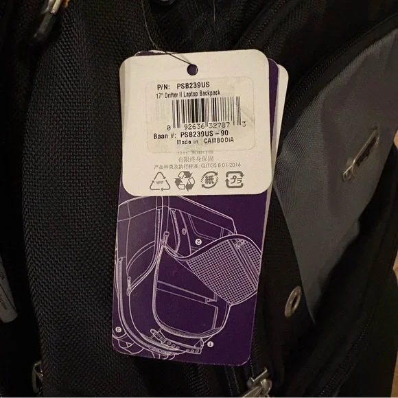 Targus Drifter II backpack sturdy college high school fits 17 in laptop NEW - Picture 11 of 13